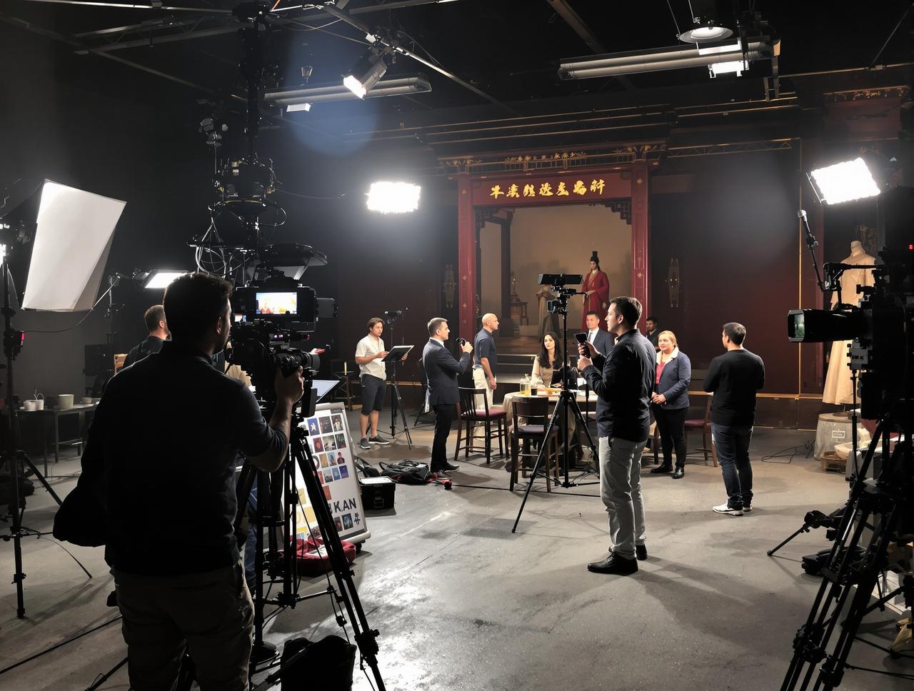 茄子视频制作现场